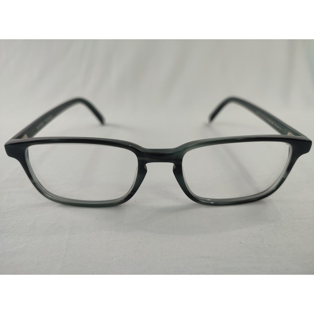 Warby Parker Eyeglasses Hardy 175 Striped Pacific Blue/Gray 51-18-145 Frame Only